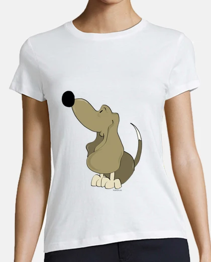 Tee-shirt basset  femme 