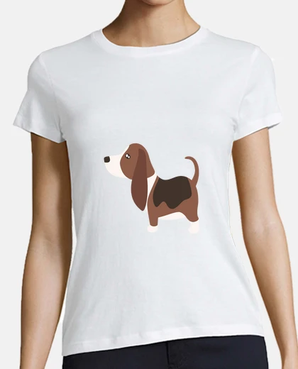 Tee-shirt basset hound mix beagle