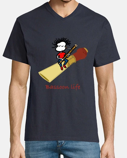 T-shirt bassoon reed