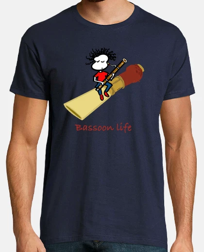 T-shirt bassoon reed