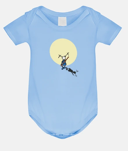 Kids bassoonist on the moon