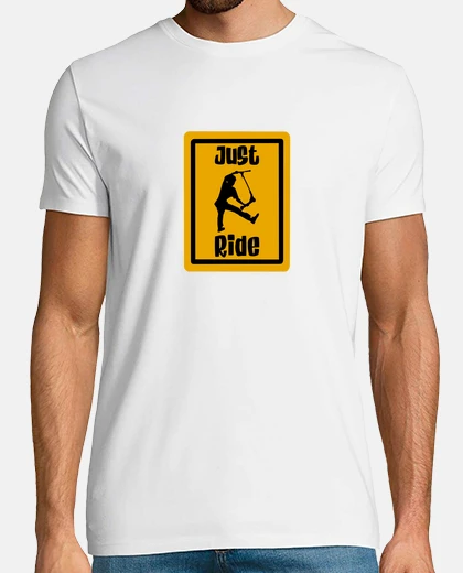 T-shirt basta andare in scooter