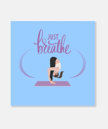 Stampa basta eat la posizione yoga yoga