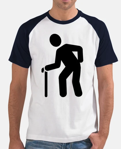 T-shirt bastone da passeggio