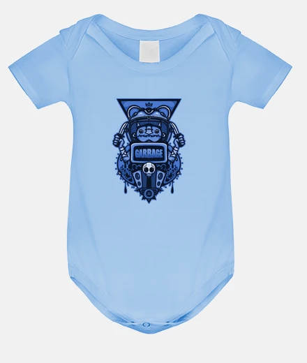 Ropa basura azul