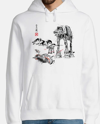 Sweat bataille dans la neige