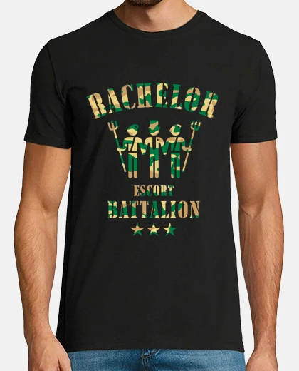 Tee-shirt bataillon d39escorte célibataire - camo