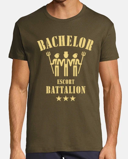 Tee-shirt bataillon d39escorte célibataire - sabl