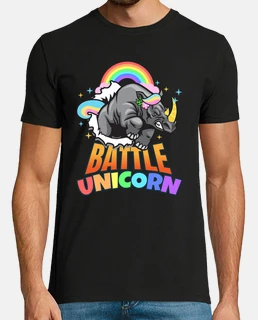batalla unicornio rinoceronte unicornio