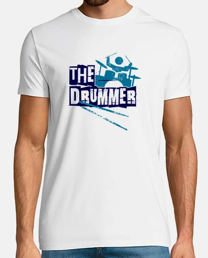 Camiseta batería del baterista el logo del bater