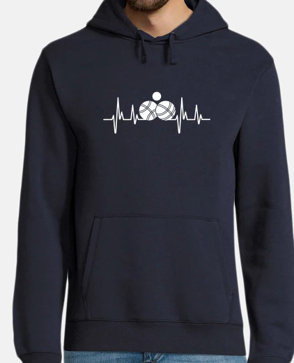 Sudadera batiendo petanca humor bouliste