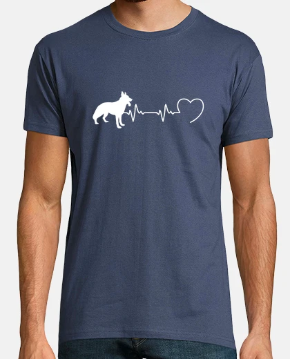 Tee-shirt Battement berger blanc suisse humour