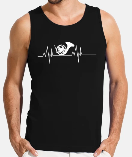 Tee-shirt battement de coeur de cor français