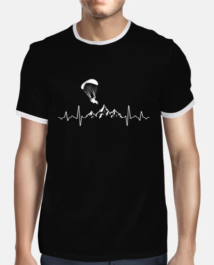 Tee-shirt battement de coeur de parapente