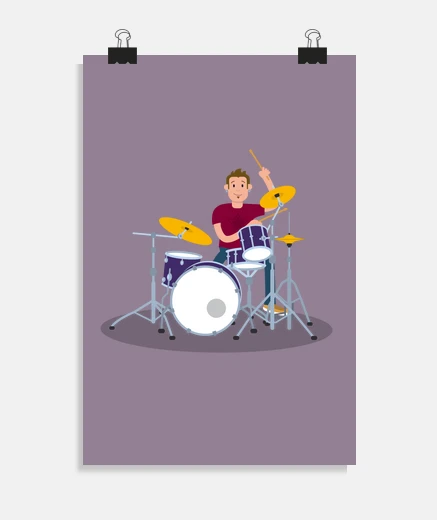 Poster batterista