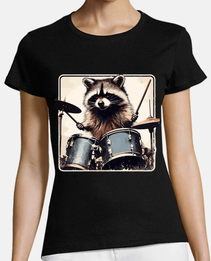 Tee-shirt batteur de raton laveur