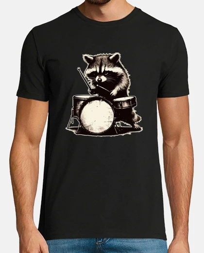 Tee-shirt batteur de raton laveur