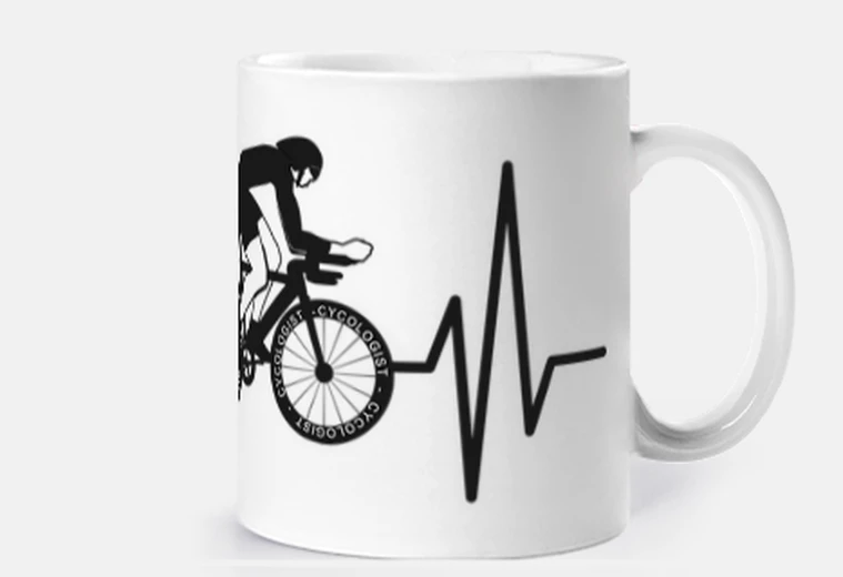 Tazza Battito Bicicletta da corsa Cycologist