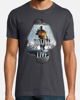 Camiseta Battlefield 4 (dog tags for life)