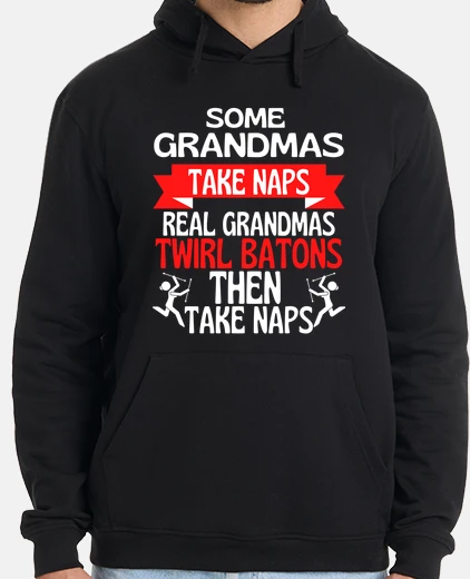 Sudadera batuta girando abuela retro twirler