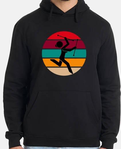 Sudadera batuta girando chica retro twirler