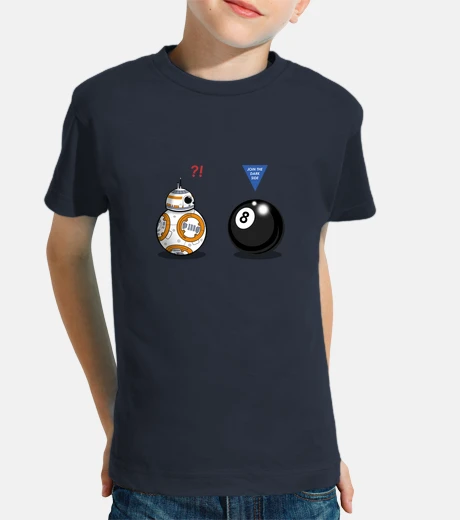 Ropa BB8 meets 8 Ball Niño, manga corta, azul marino