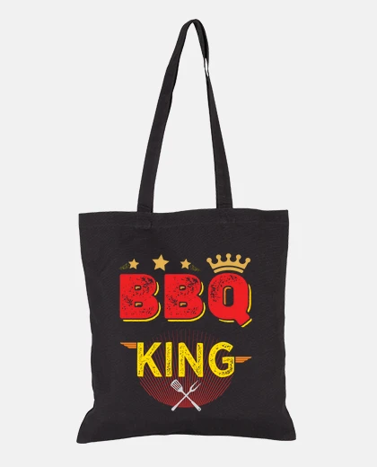 Bag bbq king king barbecue message humor