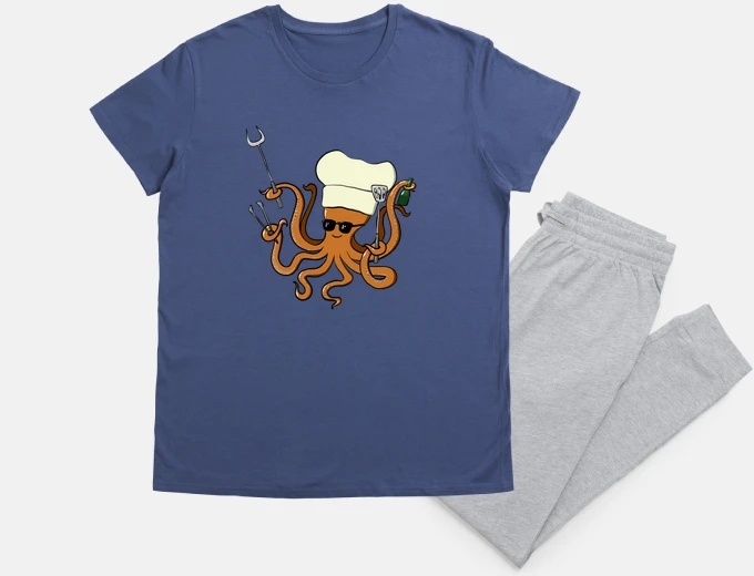 Pajama bbq octopus
