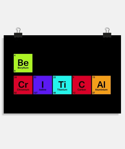 Poster be critical