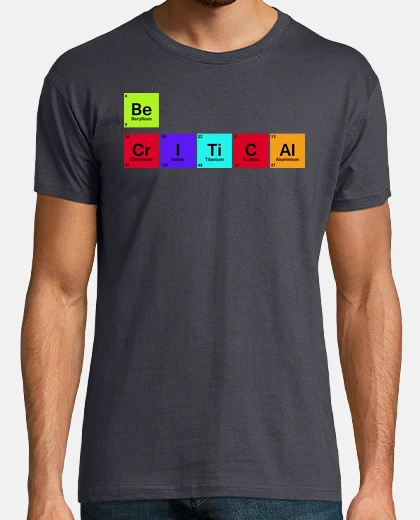 Camiseta Be critical