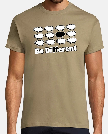 Camiseta Be Different - Oveja Negra