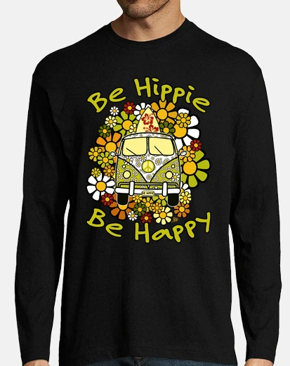 Playera Be Hippie Be Happy