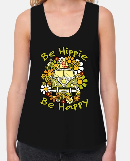 Camiseta Be Hippie Be Happy