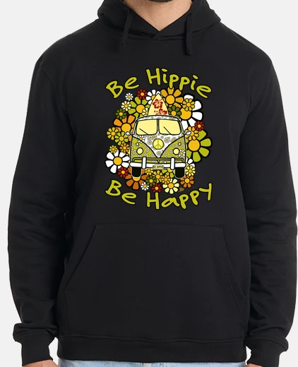 Sudadera Be Hippie Be Happy