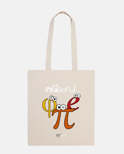 Bag be irrational &pi; &phi; e (dark backgrounds)
