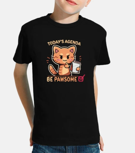 Kids Be Pawsome Agenda Completed - Kids Shirt