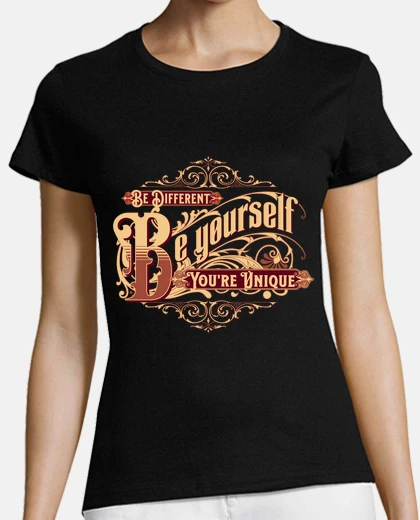 Playera be yourself vintage wisdom quote