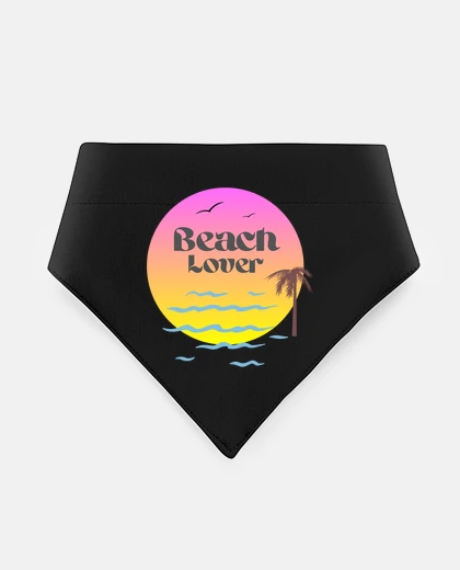 Mascotas beach lover, pet bandana