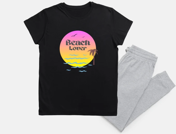 Pyjama beach lover, unisex pajamas