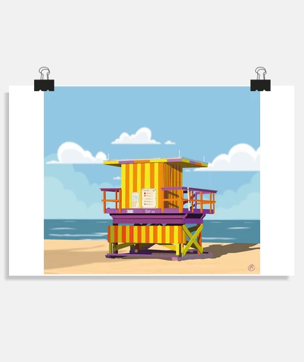 Poster beach number 2