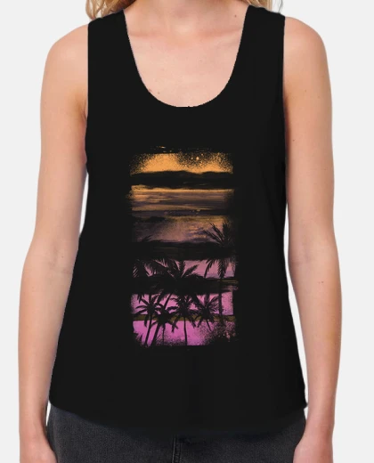 T-shirt beach palms 2