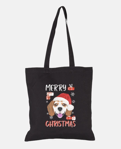 Bag beagle christmas