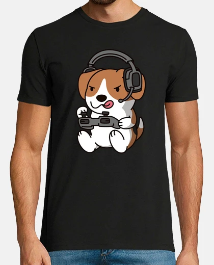 Camiseta Beagle Videojuegos