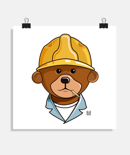 Poster bear people mason
