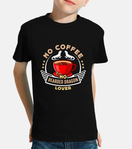 Kids Bearded Dragon No Coffee No Reptile