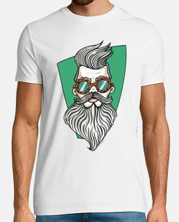 bearded man (with background).