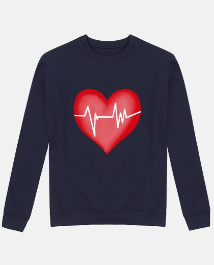 Hoodie beating heart valentines day