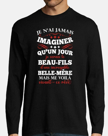 Tee-shirt Beau-fils Gendre famille humour