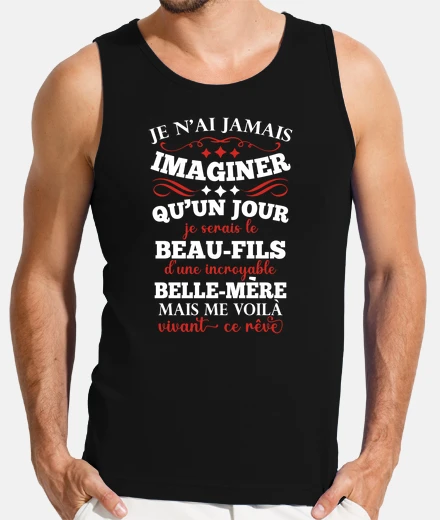 Tee-shirt Beau-fils Gendre famille humour