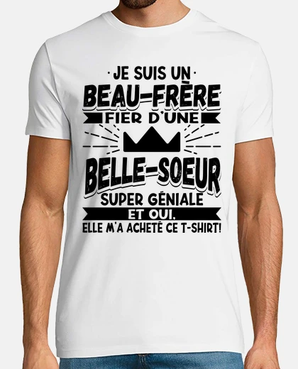 Tee-shirt Beau Frere Cadeau